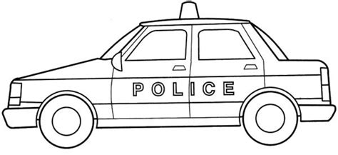 printable police car template printable word searches