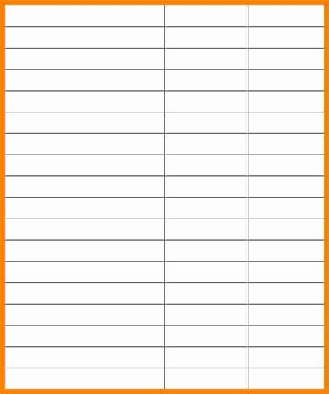blank  column chart template