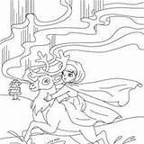 Andersen Coloring Pages Fairy Tales Tale Queen Snow Hellokids Grocer Goblin sketch template