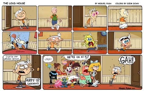 nickalive the loud house comic by miguel puga and diem doan
