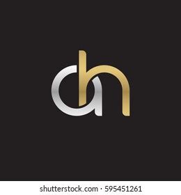ah letter initial logo design template
