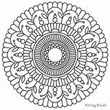 Mandala Mandalas Coloring Pages Para Colorear Printable Dibujos Faciles Intricate Niños Adult от Doodle Sheets Fáciles Difíciles Pro Guardado Desde sketch template