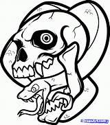 Snake Skull Drawing Drawings Draw Tattoo Snakes Step Getdrawings Clipartbest Coloring Dragoart Imgs Steps Skulls Gif sketch template