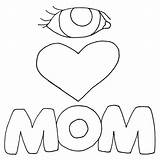 Amour Mom Coring sketch template