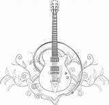 Guitar Violao Guitarra Musicais Blanco Violão Doodle Simbolos Blancodesigns Musical Tatuagem sketch template