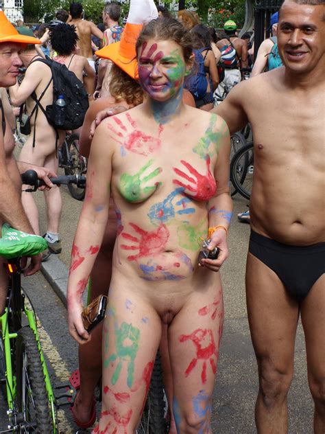 World Naked Bike Ride Awesome Labia And Breasts G11277084
