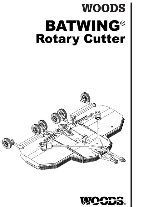 woods equipment batwing rotary cutter bwx users manual man