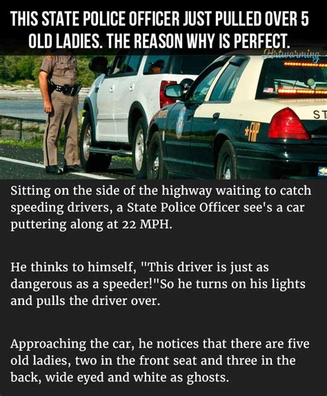 cop pulls over 5 old ladies never expected what happened next