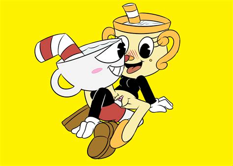 Rule 34 Blush Cuphead Cuphead Game Female Male Ms Chalice Penis