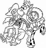 Toy Coloring Story Pages Woody Getcolorings Print Color sketch template