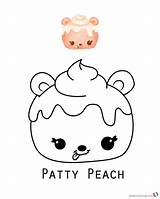 Coloring Num Pages Noms Peach Patty Cute Print Series Printable Nums Color Kids sketch template