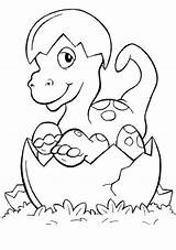 Dinosaurs Hatched sketch template