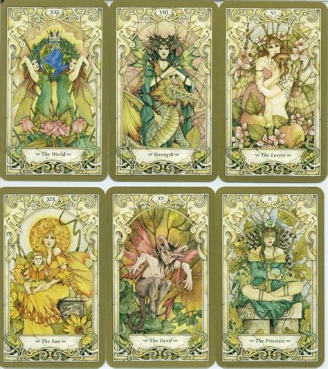 Mystic Faerie Tarot Book Cards ~ Kit ~ Barbara Moore Tarot Card