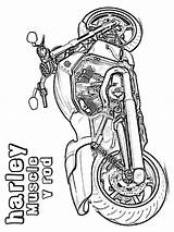 Harley Davidson Coloring Pages Printable sketch template