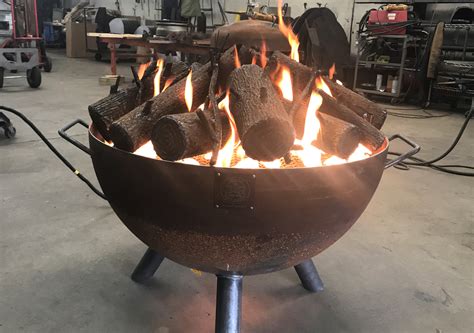 custom steel gas log set custom fire pits custom fire pit  sale