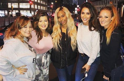 maci amber and catelynn party with new teen mom og cast members
