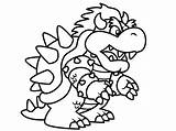 Coloring Pages Mario Bowser Kids Printable Print Bros Sheets Cartoon Printables Super Books Brothers Coloringpages4u sketch template