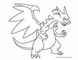 Pokemon Mega Coloring Pages Evolution Printable Print sketch template