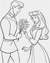 Coloring Pages Aurora Princess Disney Maleficent Prince Phillip Flowers Printable Coloriage Sleeping Beauty Giving Dessin Princesse Traceable Princesses Supercoloring Colouring sketch template