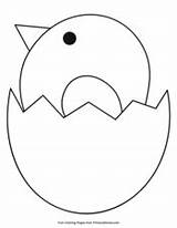 Egg Easter Chick Coloring Hatching Pages Color Printable Primarygames Print Chicks Pdf Colouring Broken Printables Online sketch template