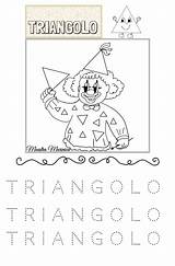 Geometriche Triangolo Marinica Maestra sketch template