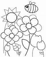 Coloring Spring Pages Meadow Bee Colouring Basic Topcoloringpages Print Popular Sheets Printable sketch template