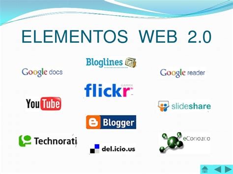 elementos de la web
