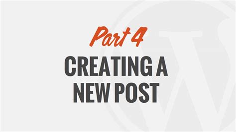 creating   post  wordpress