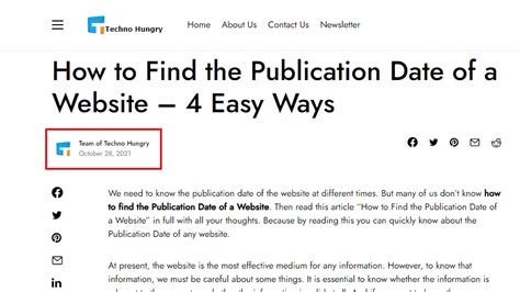 find  publication date   website  easy ways