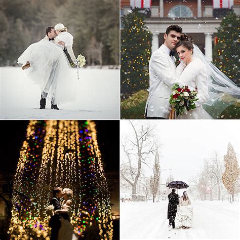 winter wedding photos popsugar love and sex