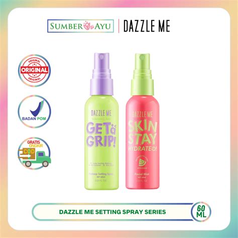 jual dazzle    grip makeup setting spray dazzle  face mist