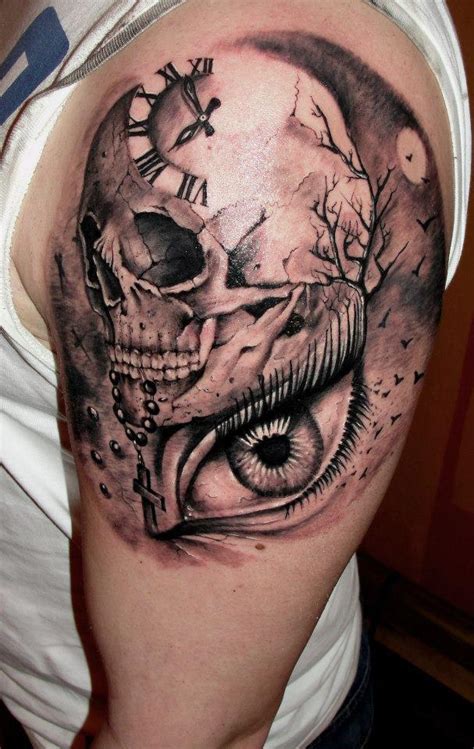 skull tattoos  men top  skull tattoo designs