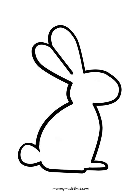 printable bunny template