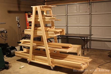 diy mobile lumber rack plans  rogue engineer