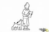 Tintin Draw Snowy Drawing Adventures Drawingnow Drawings Coloring Paintingvalley sketch template
