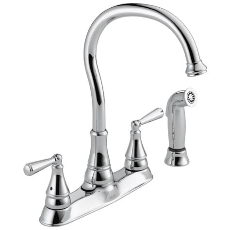 delta griffen  handle kitchen faucet  spray  chrome walmartcom