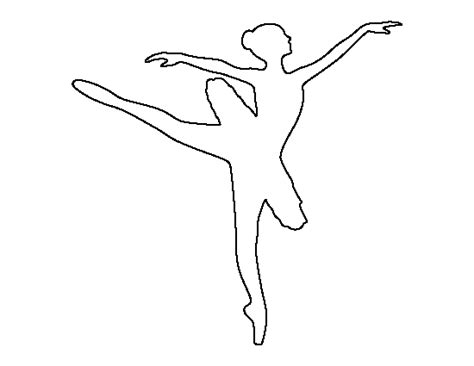 printable ballerina template