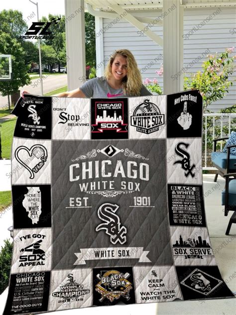 mlb chicago white sox quilt blanket featured quilts