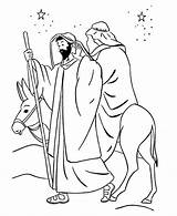 Coloring Joseph Pages Story Bible Mary Christmas Religious Popular sketch template