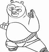 Panda Fu Kungfu Mewarna Bear Dragoart Bestcoloringpagesforkids sketch template