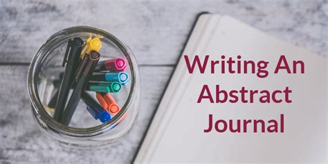 writing  abstract journal