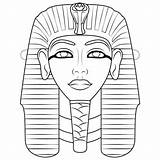 Egyptian Mask Coloring Printable Pages Masks Supercoloring Pharaoh Egypt Categories sketch template