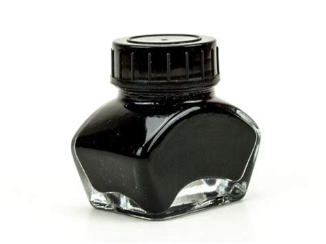 tinte schwarz im glas schultinte fuellertinte ml mit