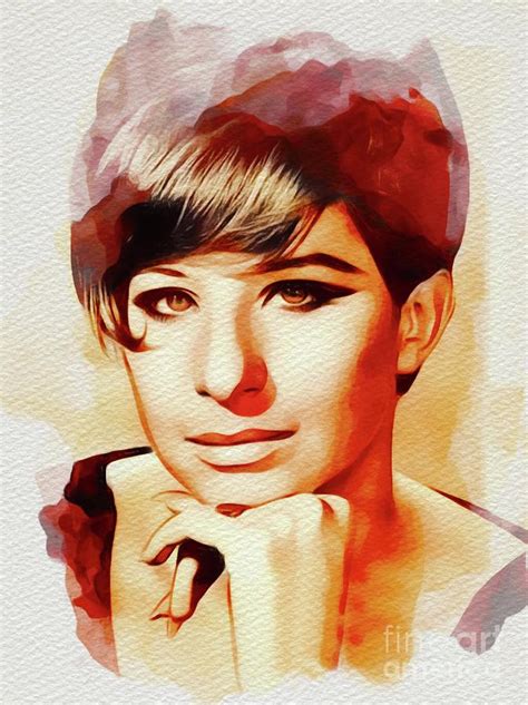 Barbra Streisand Hollywood Legend Painting By Esoterica