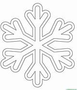 Copos Copo Nieve Recortar Nieves Supercoloring Snowflake sketch template
