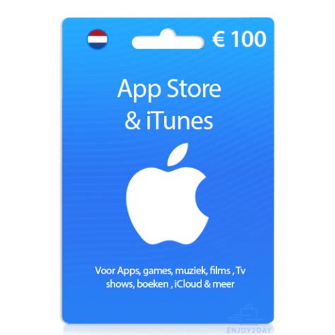 euro apple gift card app store tegoed itunes kaart nederlands