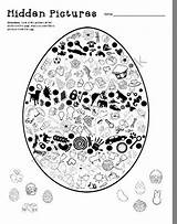 Hidden Easter Egg Printable Eggs Spring Worksheet Coloring Puzzles Objects Worksheets Object Pages Teachersnotebook Fun They Student Will Favorite Crafts sketch template