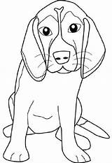 Beagle Coloring Pages Dog Da Dogs Drawing Colouring Puppy Line Disegno Printable Colorare Beagles Drawings Teenagers Cute Kids Cat Disegni sketch template