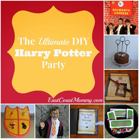 east coast mommy  ultimate diy harry potter party