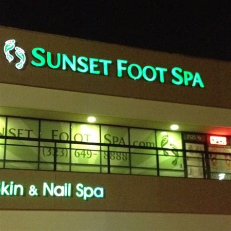 sunset foot spa  tips